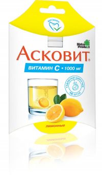 Асковит 1000мг таблетки шип. №10 лимон (NATUR PRODUKT EUROPE B.V.)